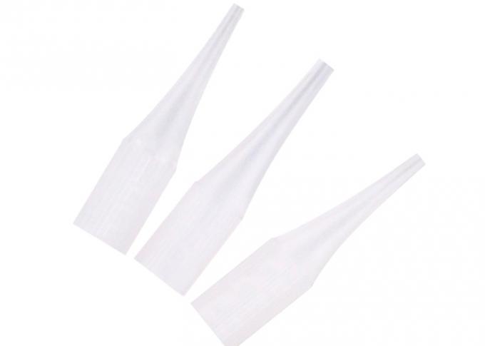使い捨て可能で白く永久的な構造のプラスチック針の先端 1