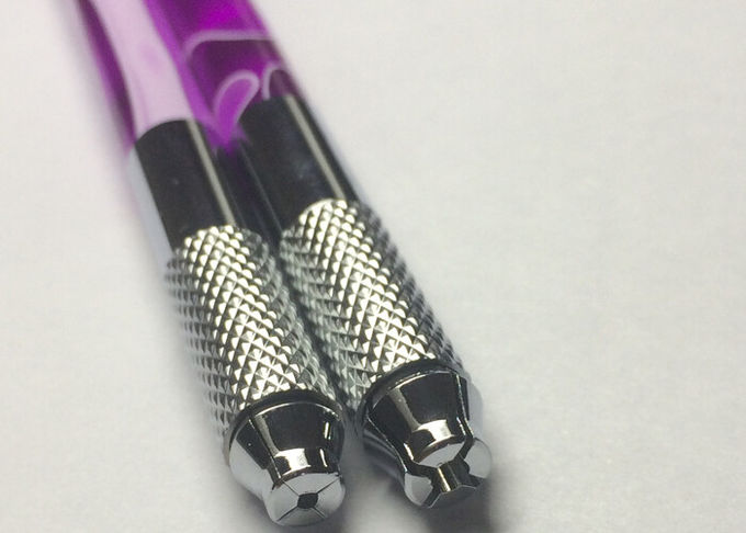 多彩な水晶110MMのハンドメイドの入れ墨の眉毛のペン、専門の入れ墨の手動ペン 0